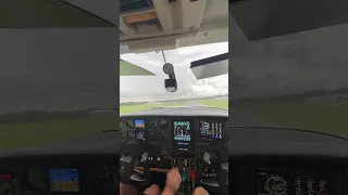 Cessna 210 takeoff at KFTY