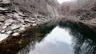 Hiking to the 'C' Hole(aka the Greeny) in Girardville, Pa.