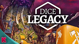 Dice Legacy : Dédé construit et gère une ville médiévale dans un anneau-monde perdu dans l'espace