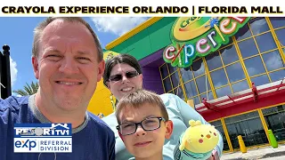 CRAYOLA EXPERIENCE ORLANDO | FLORIDA MALL | FAMILY VLOG | ORLANDO, FLORIDA