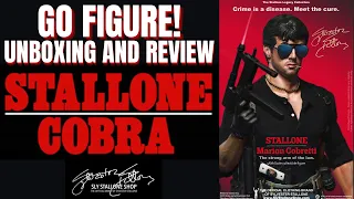 SLY STALLONE SHOP Cobra Sylvester Stallone Marion Cobretti 1/6 scale figure unboxing and review