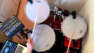 Drum Solo on the Sensory Percussion "soft mallet"