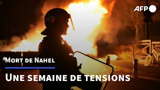 Mort de Nahel: une semaine d'émeutes en France l AFP