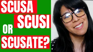 HOW TO SAY EXCUSE ME IN ITALIAN SCUSA SCUSI OR SCUSATE