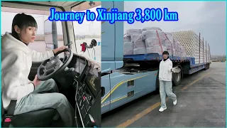 Female driver Xiang and her journey transporting plastic pipes to Kashgar, Xinjiang