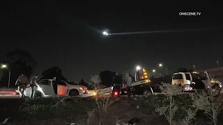 Pedestrians Struck By Hit-And-Run Driver On Busy Freeway In Cerritos