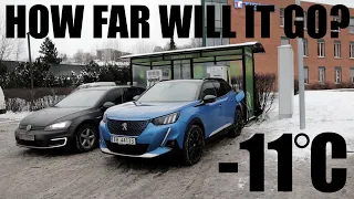 Peugeot e-2008 Winter Range, Efficiency & Charging Test!