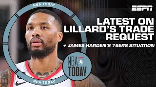 Latest on Damian Lillard's trade request and James Harden's situation with the 76ers | NBA Today
