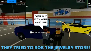 Roblox Roleplay - LSR #6 - Jewelry Store Robbery!! (Police) | ER:LC