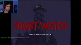 I try to stay dry from the rain in Night Watch (puppet combo)