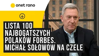 Lista 100 najbogatszych Polaków Forbes. Michał Sołowow na czele