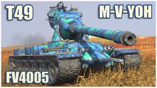 M-V-Yoh, FV4005 & T49 • WoT Blitz Gameplay