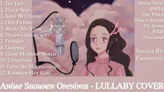 (asmr) shounen anime openings - Lullaby Covers