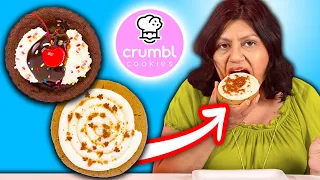 Mexican Moms Try Crumbl Cookies!