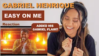 Gabriel Henrique - Easy on Me (Cover Adele) | REACTION!!