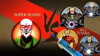 Shadow Fight 2 Super Sensei Vs All Titans