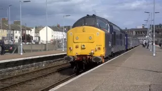 Direct Rail Services Class 37422 And 37405 On The Loco Hualed Short Set @ Lowestoft 1/8/16