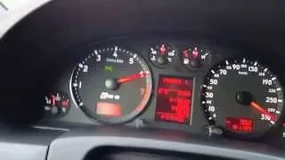 Audi RS6 4b ~320km/h top speed on German Autobahn