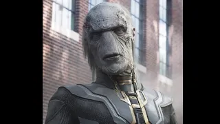 Ebony Maw fights and power use (From all the movies)