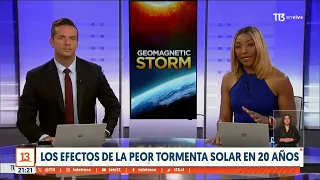 Impresionantes auroras australes en Chile: Los efectos de la peor tormenta solar en 20 años