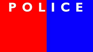 POLICE LIGHTS Changing Screen RED BLUE