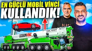 Dünyanın En Güçlü Vinciyle Ferrari Kaldırdık! | Tam 500 Ton Kaldırabiliyor!