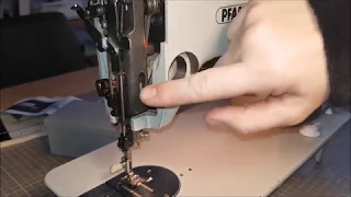 Function of the Stopmatic at the Pfaff 262 and 362 Automatic Sewing Machine