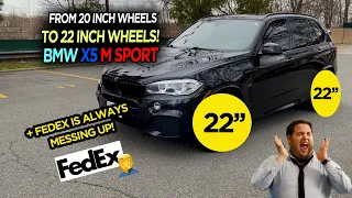 22 inch Wheels on The BMW X5 M Sport