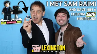 I Gave SAM RAIMI a Custom LEGO Minifigure - Lexington Comic and Toy Con 2023 VLOG