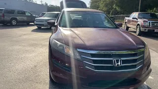 2012 Honda Crosstour EX Hatchback Maroon 2.4L I-4