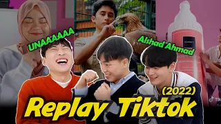 [REAKSKI KOREA] REPLAY TIKTOK 2022🔙 | Video yang bagus! (Alshad Ahmad, Una, Saman Brembo)