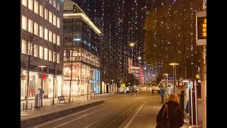 Weihnachtliche Bahnhofstrasse Zürich | Führerstandsmitfahrt Cobra Tram