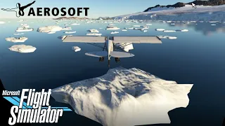 Antarctica Bush Flying in VR - Microsoft Flight Simulator - Aerosoft British Rothera