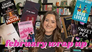 FEBRUARY WRAP UP 2023 | all about the 14 books i read this month!