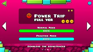 Geometry Dash SubZero - Power Trip (FULL VER) All Coin / ♬ Partition