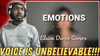 Elaine Duran - Emotions/Destiny's Child Cover (REACTION!!!!)