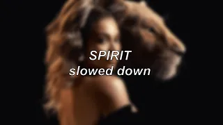 Beyoncé - Spirit (The Lion King) | Slowed Down