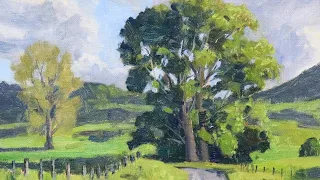 How to Paint TREES En Plein Air in 6 Easy Steps