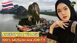 Thai Muslim village, Koh Panyee floating city is 100% Islamic