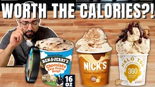 IS Ben&Jerry's WORTH THE CALORIES? Compared to Halo Top and Nick's Ice Cream