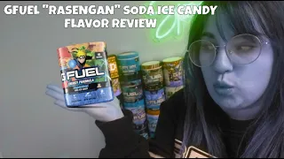 GFUEL ''RASENGAN'' SODA ICE CANDY FLAVOR REVIEW