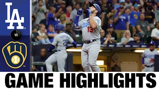 Dodgers vs. Brewers Game Highlights (8/17/22) | MLB Highlights