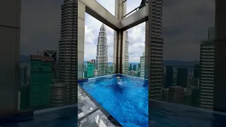 Best Airbnb with beautiful pool view of Petronas Twin Towers