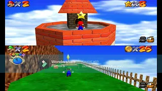 Speedrun Mario 64 16 stars | SM64 Multiplayer part 1/2