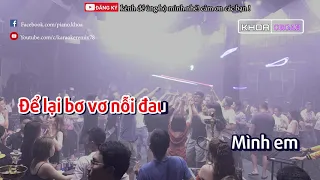 Karaoke Cánh Hồng Phai EDM Remix | Khoa Organ