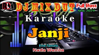 Karaoke Janji - Evie Tamala [Nada Wanita] Versi Dj Remix Dut Bas Horegg Cover By RDM Official