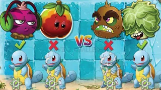 Pvz 2 Challenge - Which Plant Can Destroy 7 Squirtle Stones? Part 2