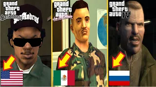 Evolution of Traitors / BUSTAS in GTA games over the years (Comparison)