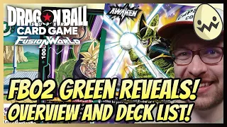 Dragon Ball Super Fusion World: Set 2 FB02 Green Reveals, Overview and Deck List!