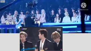 Idol reaction to BTS speech - MAMA 2019